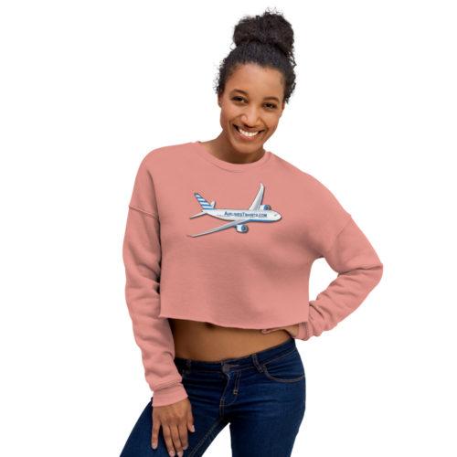 AirlinesTshirts.com Women's Crop Sweatshirt