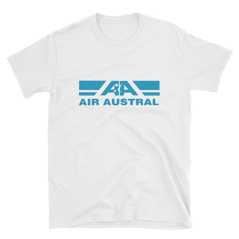 Air Austral Vintage Logo Gildan 64000 Unisex Softstyle T-Shirt