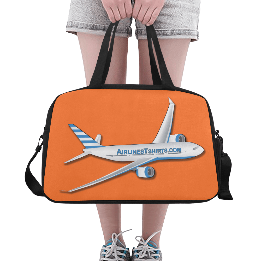 airlinestshirt logo Tote And Cross-body Travel Bag (orange)