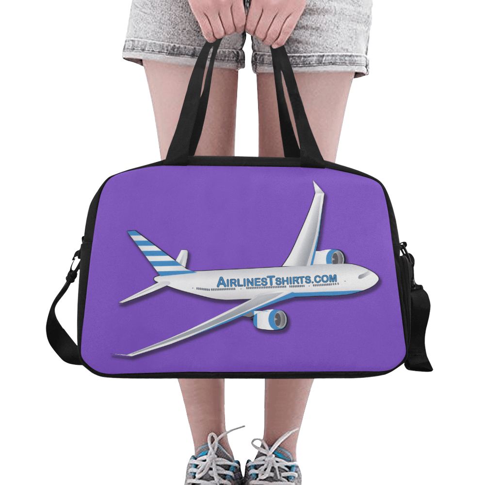 airlinestshirt logo Tote And Cross-body Travel Bag (purple)