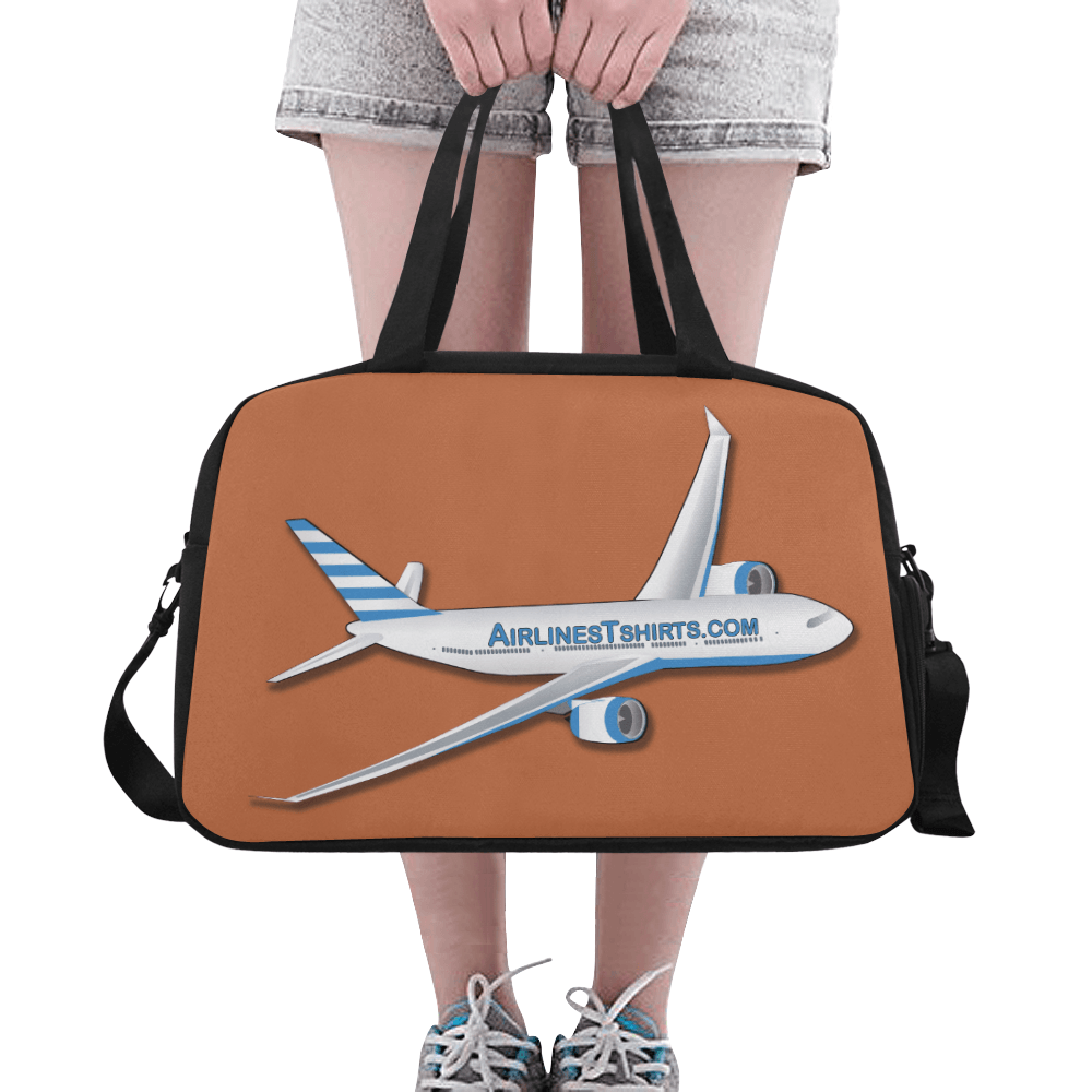 airlinestshirt logo Tote And Cross-body Travel Bag (coffee)