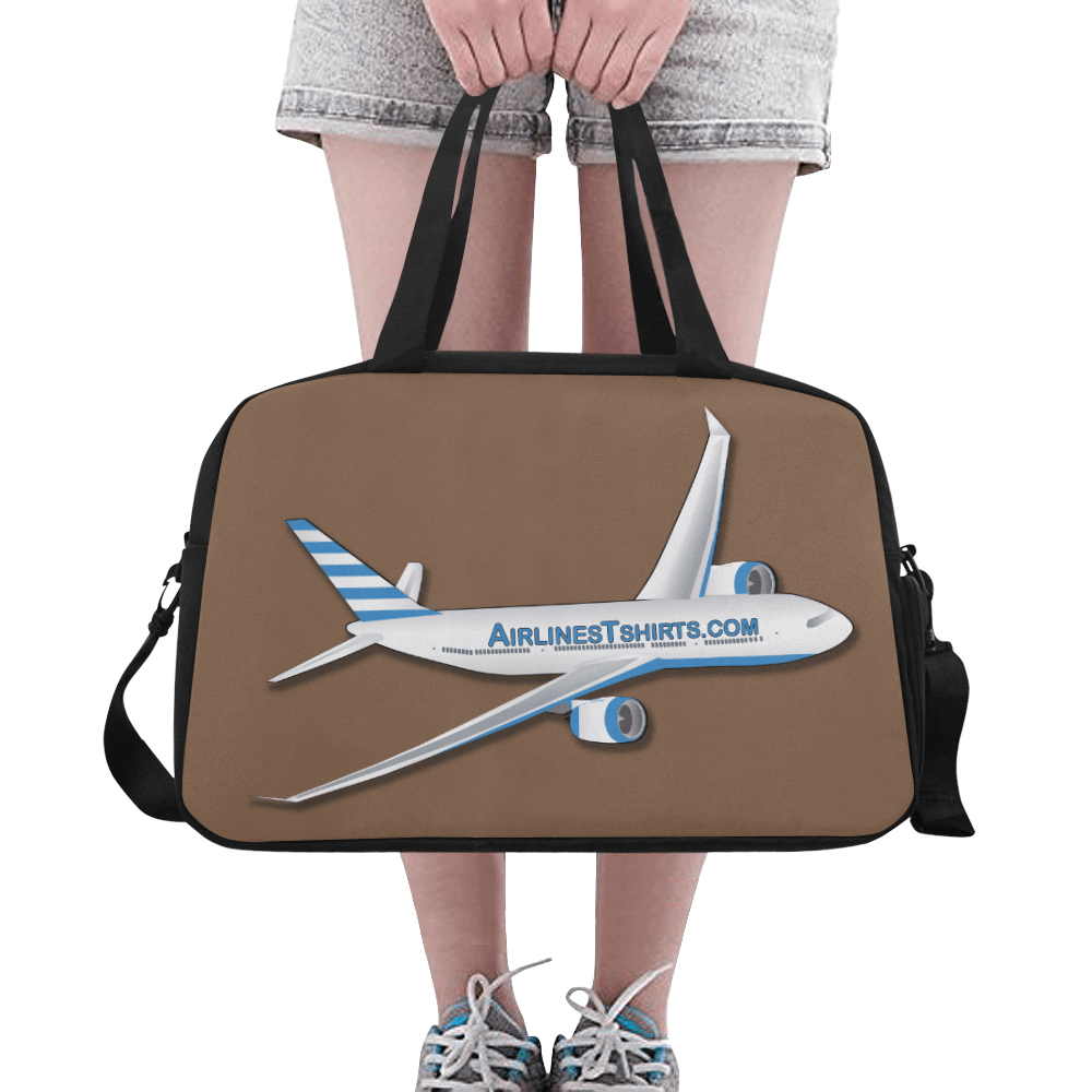 airlinestshirt logo Tote And Cross-body Travel Bag (chocolate)