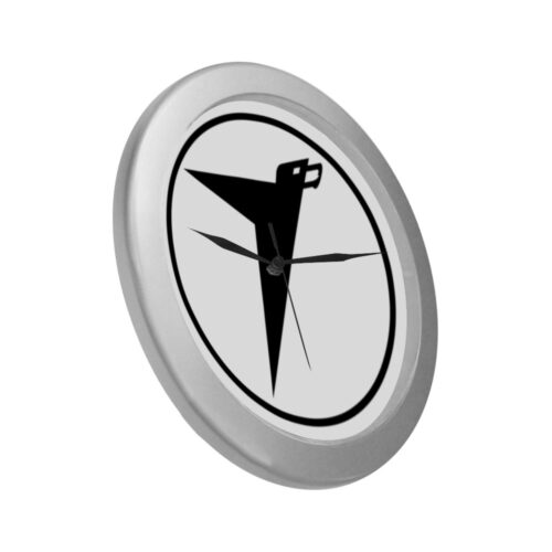Messerschmitt AG Silver Color Wall Clock Alternative view of Messerschmitt AG Silver Color Wall Clock