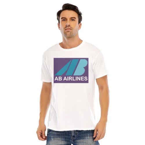 AB Airlines Unisex O-neck Short Sleeve T-shirt | 180GSM Cotton