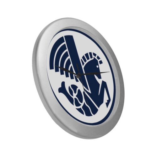 Air France Vintage Logo Silver Color Wall Clock Alternative view of Air France Vintage Logo Silver Color Wall Clock