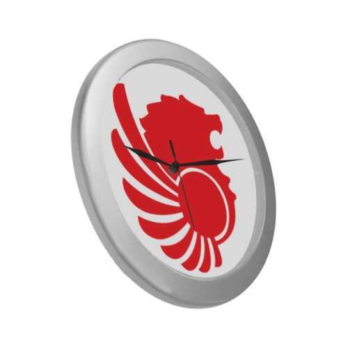 Thai Lion Air Silver Color Wall Clock Alternative view of Thai Lion Air Silver Color Wall Clock