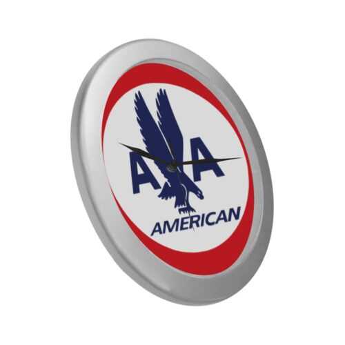 American Airlines 1962 Silver Color Wall Clock Alternative view of American Airlines 1962 Silver Color Wall Clock