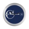China Airlines Silver Color Wall Clock