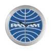 Pan Am Silver Color Wall Clock