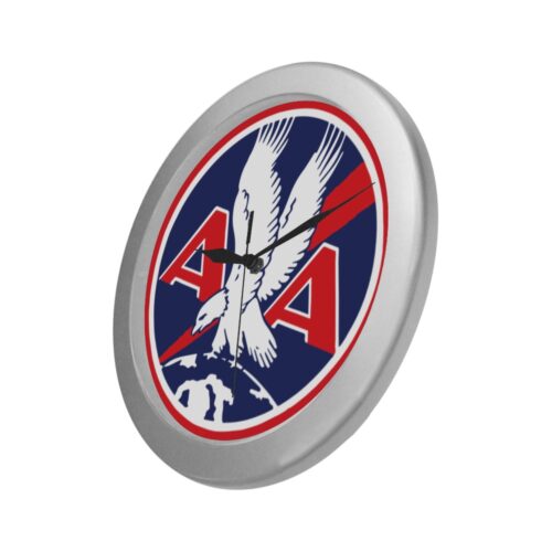 American Airlines 1934 Silver Color Wall Clock Alternative view of American Airlines 1934 Silver Color Wall Clock