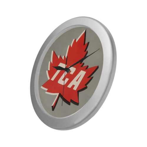 Trans-Canada Air Lines Silver Color Wall Clock Alternative view of Trans-Canada Air Lines Silver Color Wall Clock