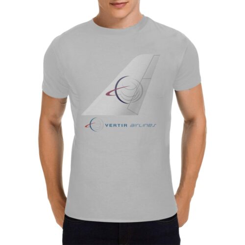 Vertir Airlines Men's T-Shirt in USA Size Alternative view of Vertir Airlines Men's T-Shirt in USA Size