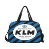 KLM Blue Vintage Logo Fitness Travel Cabin Bag
