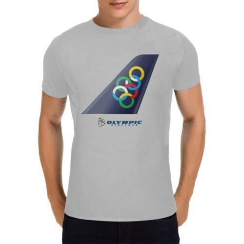 Olympic Airlines Men's T-Shirt in USA Size Alternative view of Olympic Airlines Men's T-Shirt in USA Size