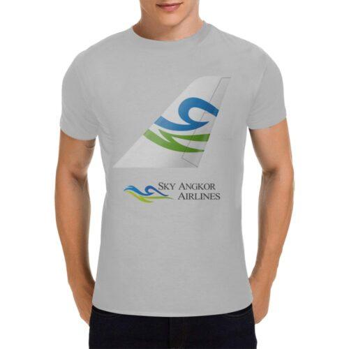 Sky Angkor Airlines Men's T-Shirt in USA Size Alternative view of Sky Angkor Airlines Men's T-Shirt in USA Size