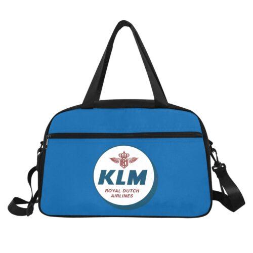 KLM Blue Vintage Logo Fitness Travel Cabin Bag Alternative view of KLM Blue Vintage Logo Fitness Travel Cabin Bag