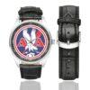 American Airlines 1934 Vintage Logo Casual Faux Leather Strap Watch