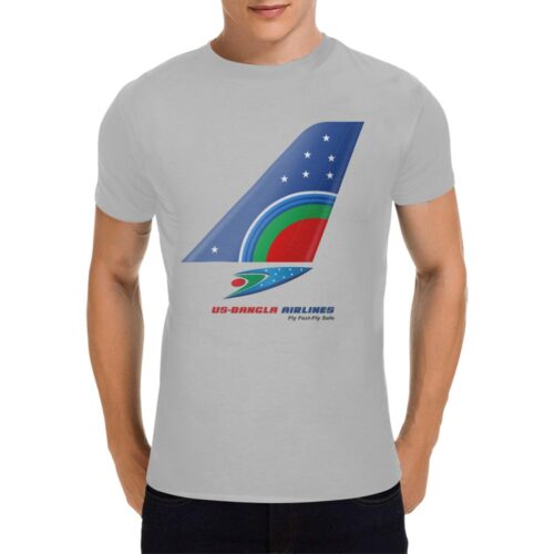 US-Bangla Airlines Men's T-Shirt in USA Size Alternative view of US-Bangla Airlines Men's T-Shirt in USA Size