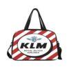 KLM Red Vintage Logo Fitness Travel Cabin Bag
