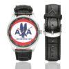 American Airlines 1962 Vintage Logo Casual Faux Leather Strap Watch
