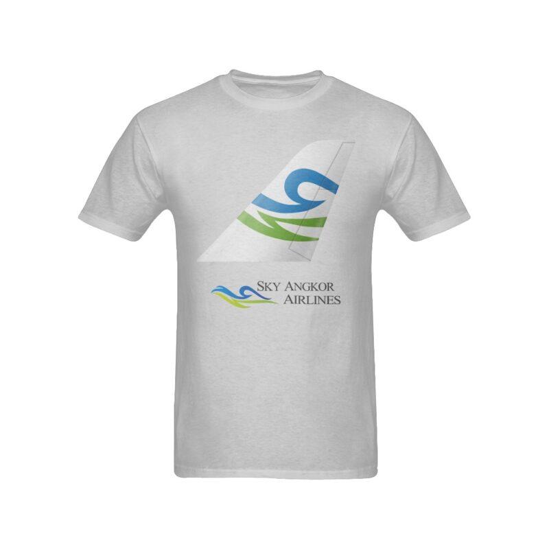 Sky Angkor Airlines Men's T-Shirt in USA Size