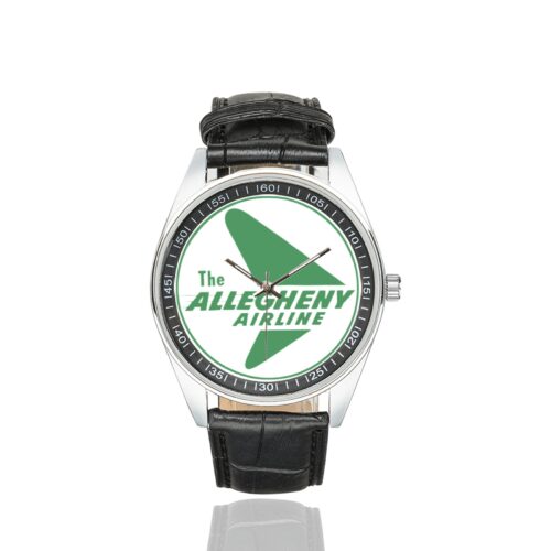 Allegheny Vintage Logo 3 Casual Faux Leather Strap Watch Alternative view of Allegheny Vintage Logo 3 Casual Faux Leather Strap Watch