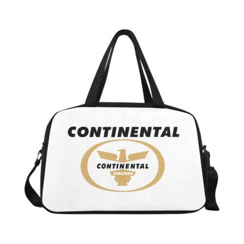 Continental Airlines Vintage Logo Fitness Travel Cabin Bag