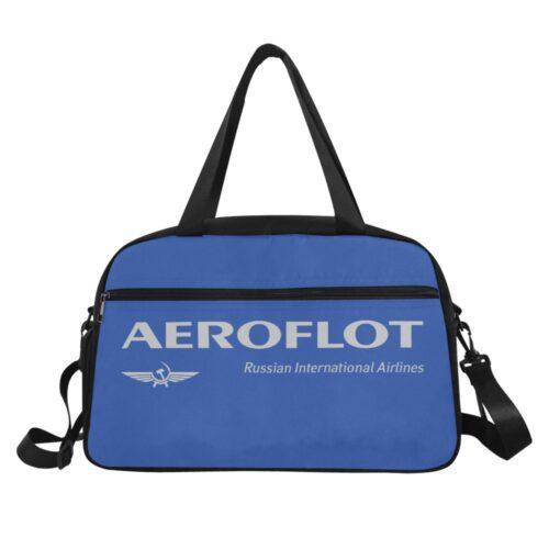 Aeroflot Blue Vintage Logo Fitness Travel Cabin Bag Alternative view of Aeroflot Blue Vintage Logo Fitness Travel Cabin Bag