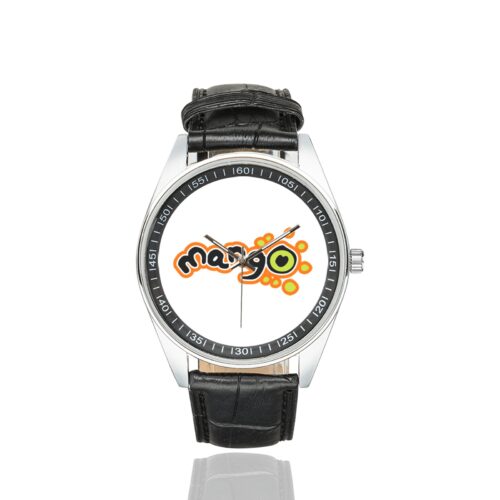 Mango Airlines Logo 2 Casual Faux Leather Strap Watch Alternative view of Mango Airlines Logo 2 Casual Faux Leather Strap Watch