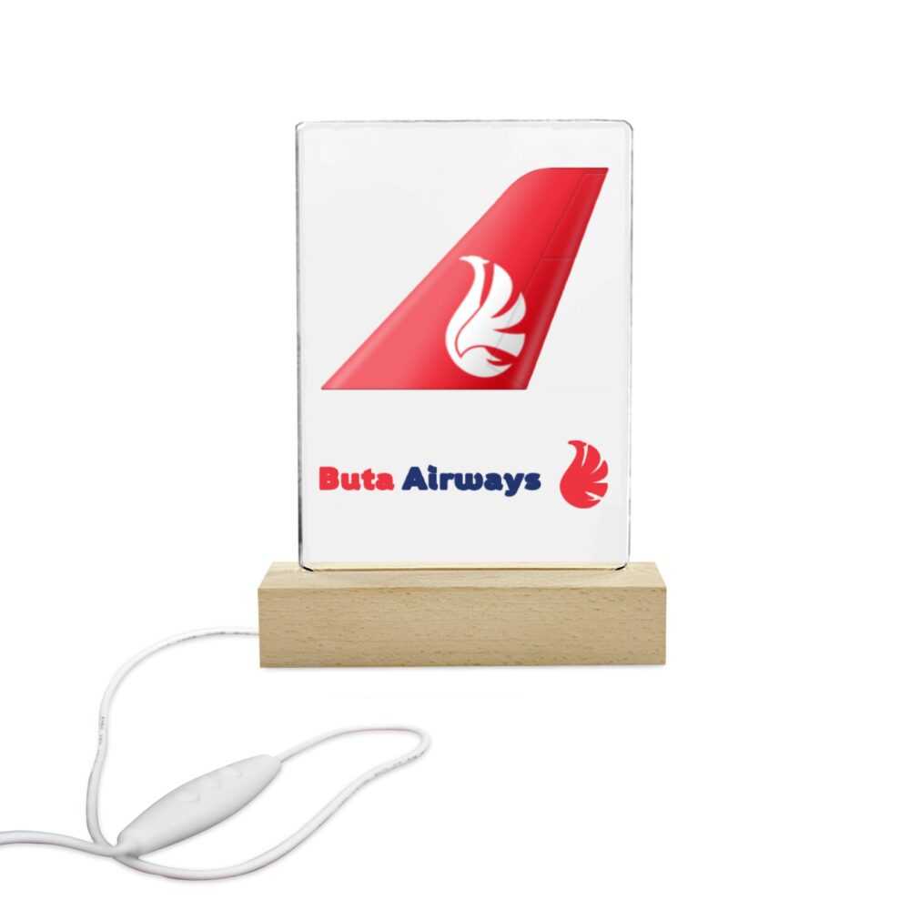 Buta Airways Acrylic Print with Dynamic 7-Color Lighting