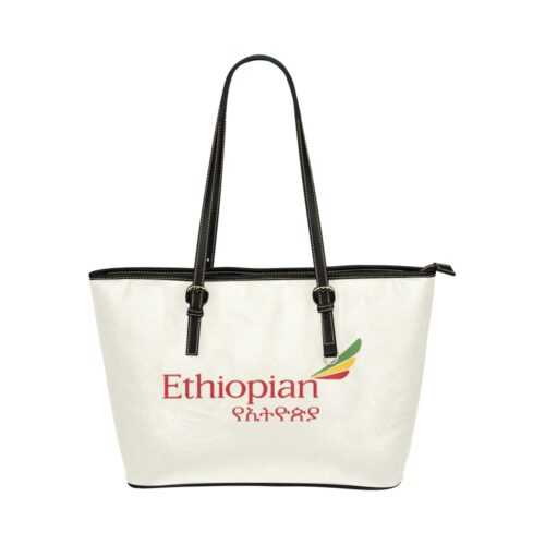 Ethiopian Airlines PU Leather Tote Bag Large