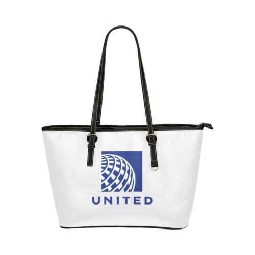 United Airlines PU Leather Tote Bag Large
