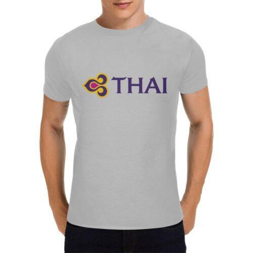Thai Airways International New Color Men's T-Shirt in USA Size Alternative view of Thai Airways International New Color Men's T-Shirt in USA Size