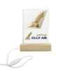 Gulf Air Acrylic Print with Dynamic 7-Color Lighting
