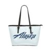 Alaska Airlines PU Leather Tote Bag Large