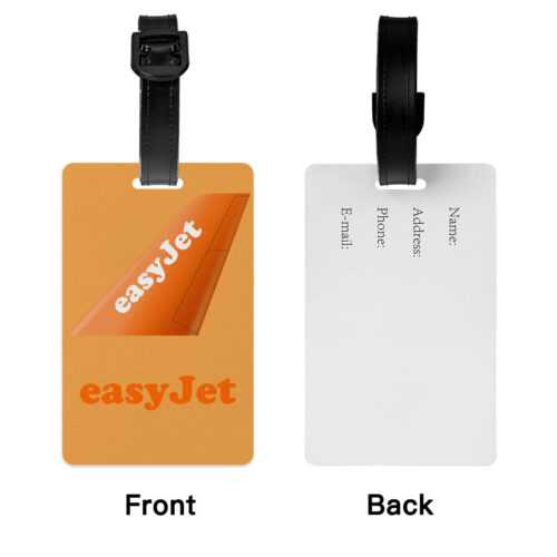EasyJet Airlines Logo PVC Luggage Tag
