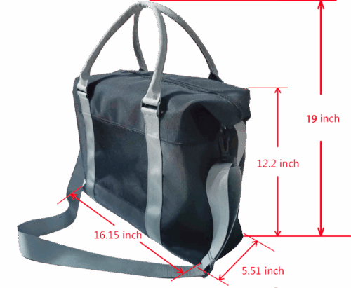 Pan Am Large Capacity Duffle Travel Cabin Bag