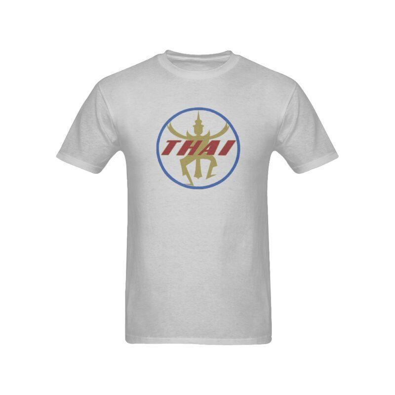 Thai Airways Vintage Logo Men's T-Shirt in USA Size
