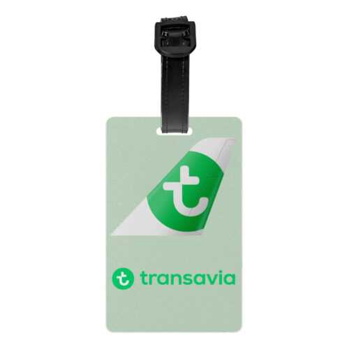 Transavia Airlines Logo PVC Luggage Tag Alternative view of Transavia Airlines Logo PVC Luggage Tag