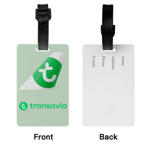 Transavia Airlines Logo PVC Luggage Tag