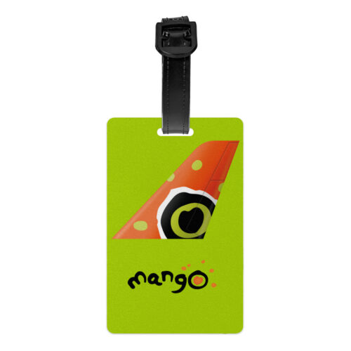 Mango Airlines Airline Logo PVC Luggage Tag Alternative view of Mango Airlines Airline Logo PVC Luggage Tag
