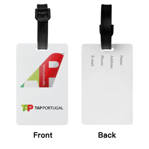 TAP Air Portugal Airlines Logo PVC Luggage Tag
