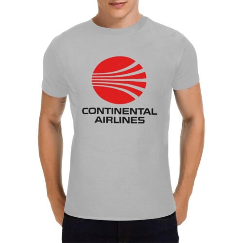Continental Airlines Vintage Logo Men's T-Shirt in USA Size Alternative view of Continental Airlines Vintage Logo Men's T-Shirt in USA Size