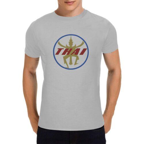 Thai Airways Vintage Logo Men's T-Shirt in USA Size Alternative view of Thai Airways Vintage Logo Men's T-Shirt in USA Size