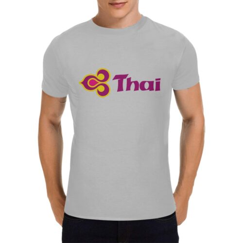 Thaï Airways international Old Colors Men's T-Shirt in USA Size Alternative view of Thaï Airways international Old Colors Men's T-Shirt in USA Size