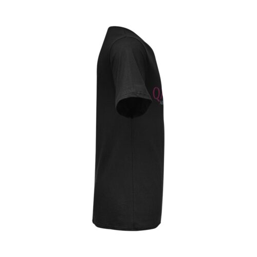 Qatar Airways Horizontal Logo Aviation Airline Tee, black