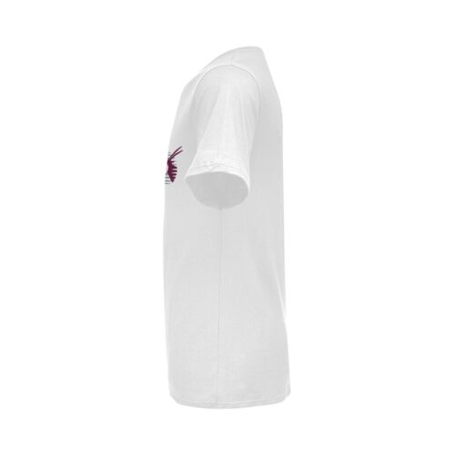 Qatar Airways Horizontal Logo Aviation Airline Tee, white