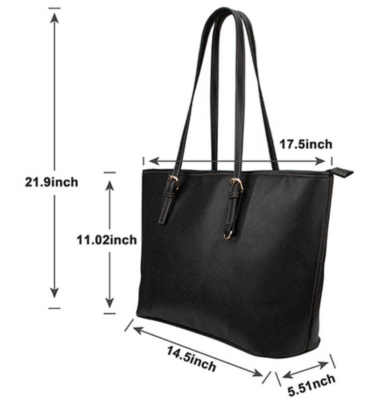 Alaska Airlines PU Leather Tote Bag Large