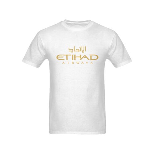 Etihad Airways Men's T-Shirt in USA Size