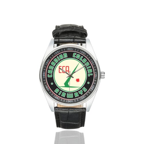 Alternative view of Canadian colonial airways 01 Men's Casual Leather Strap Watch(Model 211)